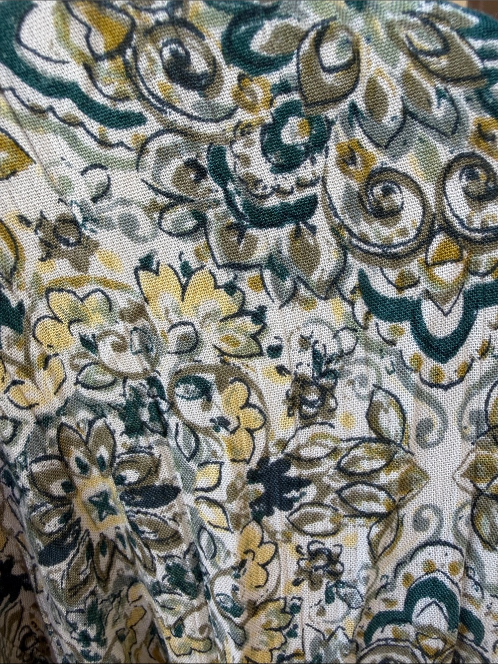 Angie Maxi Dress knotted cut out damask - Picture 5 of 16